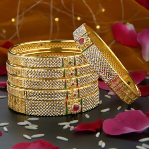 bridal gold kangan design