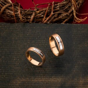 couple rings set gold