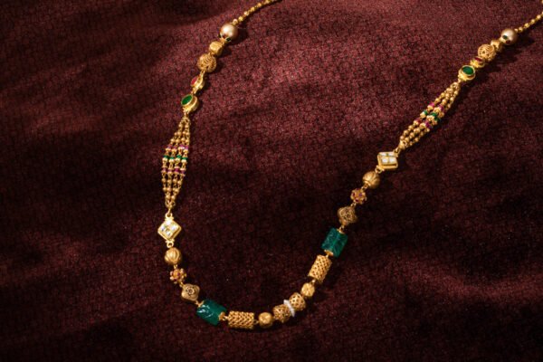 Gold Antique Mala For Women