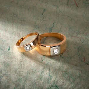 gold couple ring