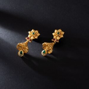 gold earrings designs for ladies