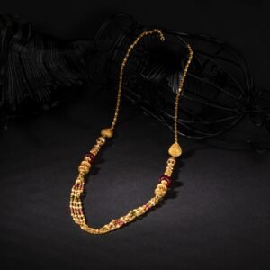 gold mala necklace