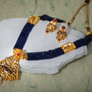 gold necklace and pendant