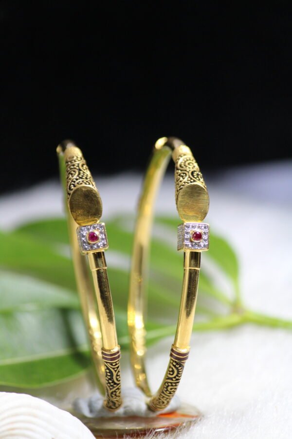 kada style kangan gold