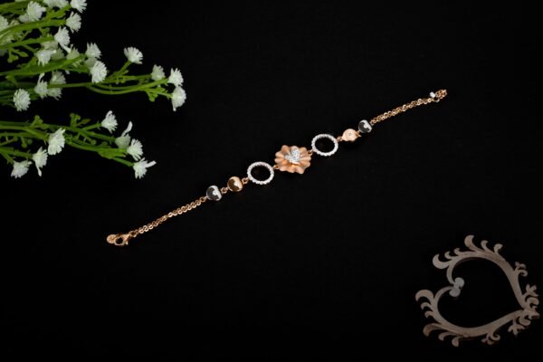 ladies rose gold bracelet