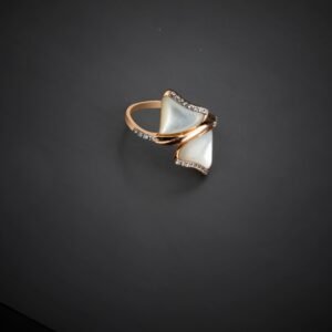 pure rose gold ring for women