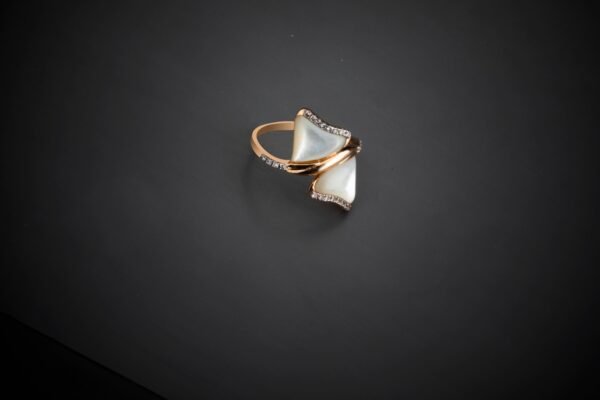 pure rose gold ring for women