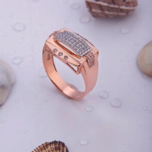 Rose Gold Ring For Gents