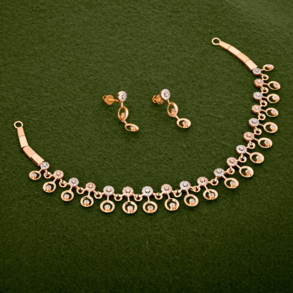 unique style necklace and earrings set